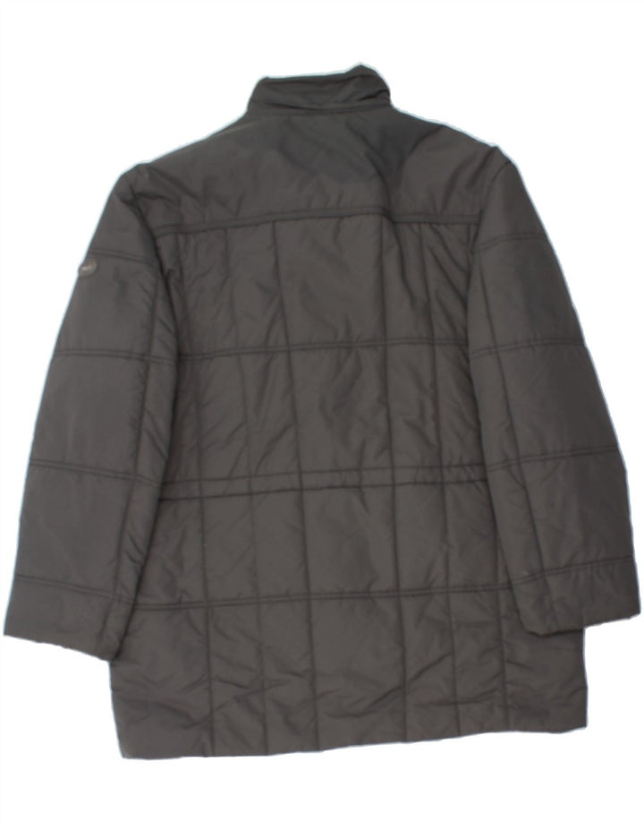 WAMPUM Mens Padded Coat UK 44 2XL Grey Polyamide Vintage Wampum and Second-Hand Wampum from Messina Hembry 