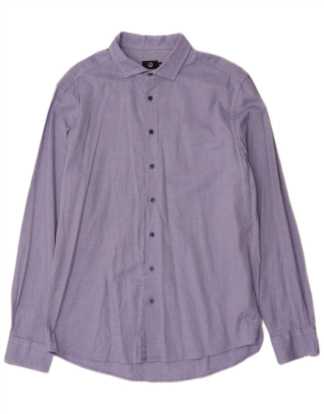 Cămașă pentru bărbați Dack's Slim Fit XL, bumbac cu pete albastre