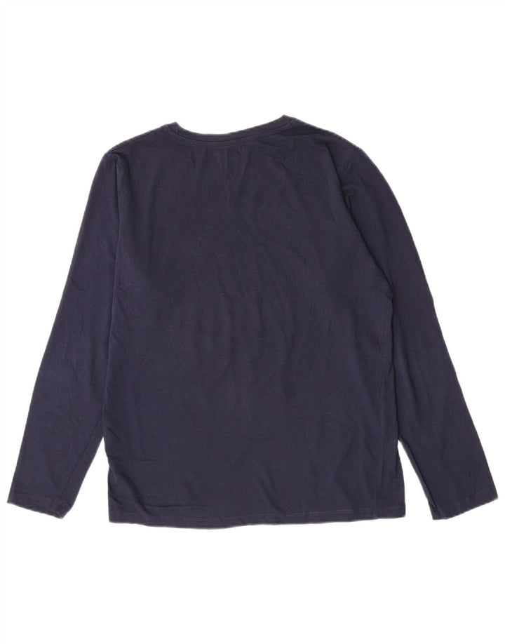 Jack & Jones Tricou cu mânecă lungă pentru bărbați, albastru bleumarin, bumbac