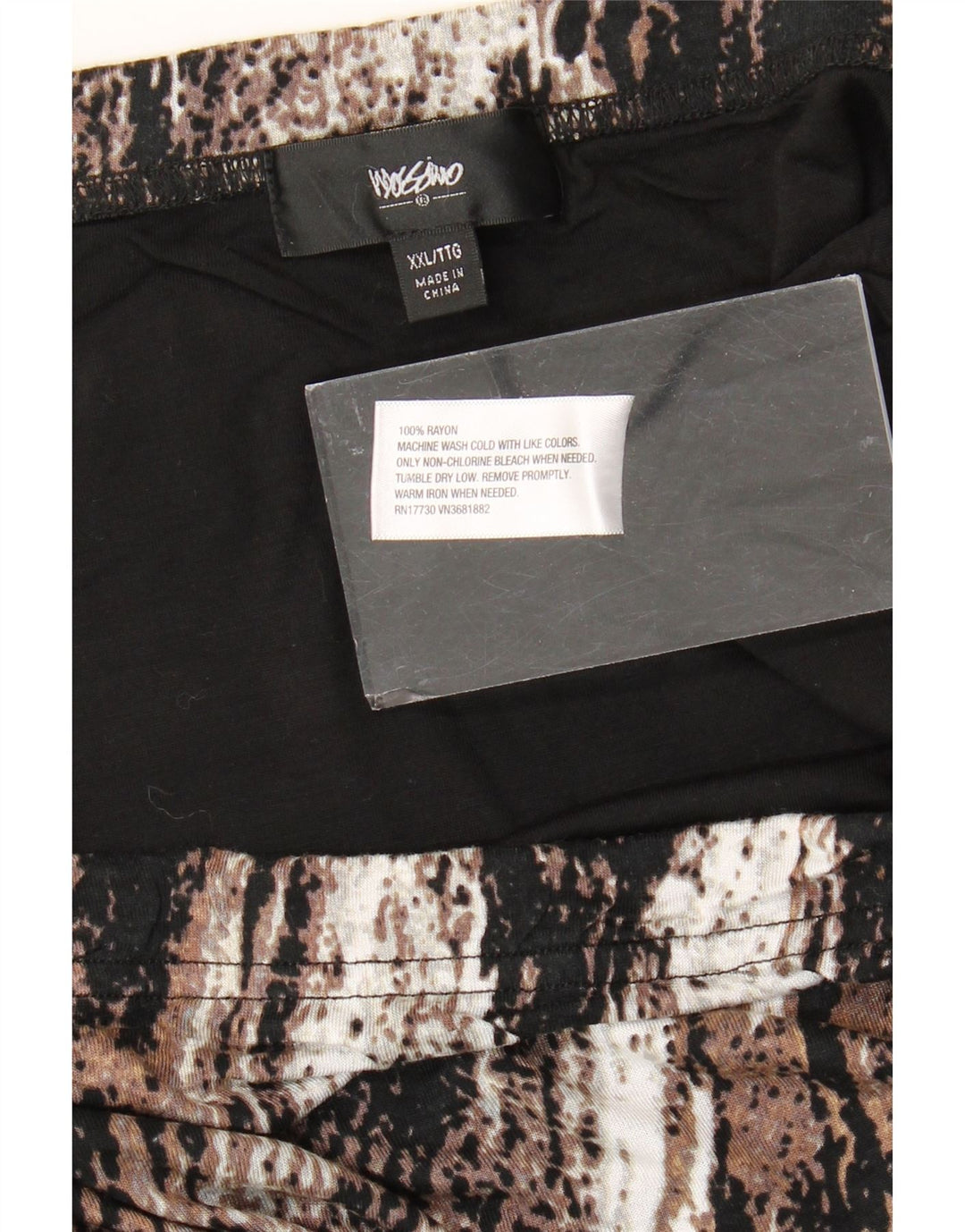 Fusta dreaptă pentru femei MOSSIMO, 2XL W40, maro, raion