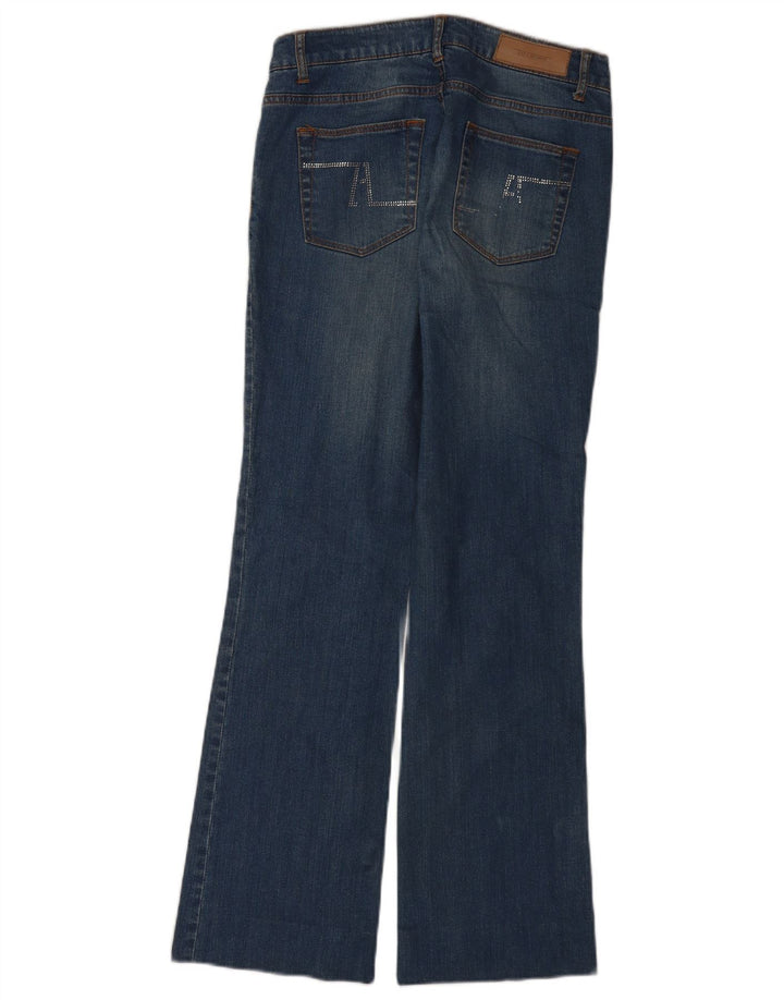 Blugi Zara Femei Bootcut EU 40 Medium W30 L30 Bumbac Albastru