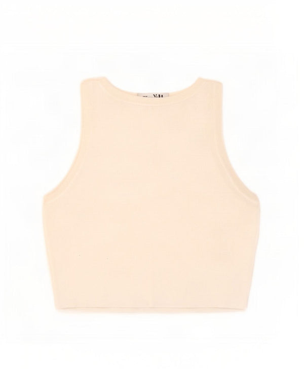 Top cu vestă pentru femei Zara UK 8 Small White Viscose