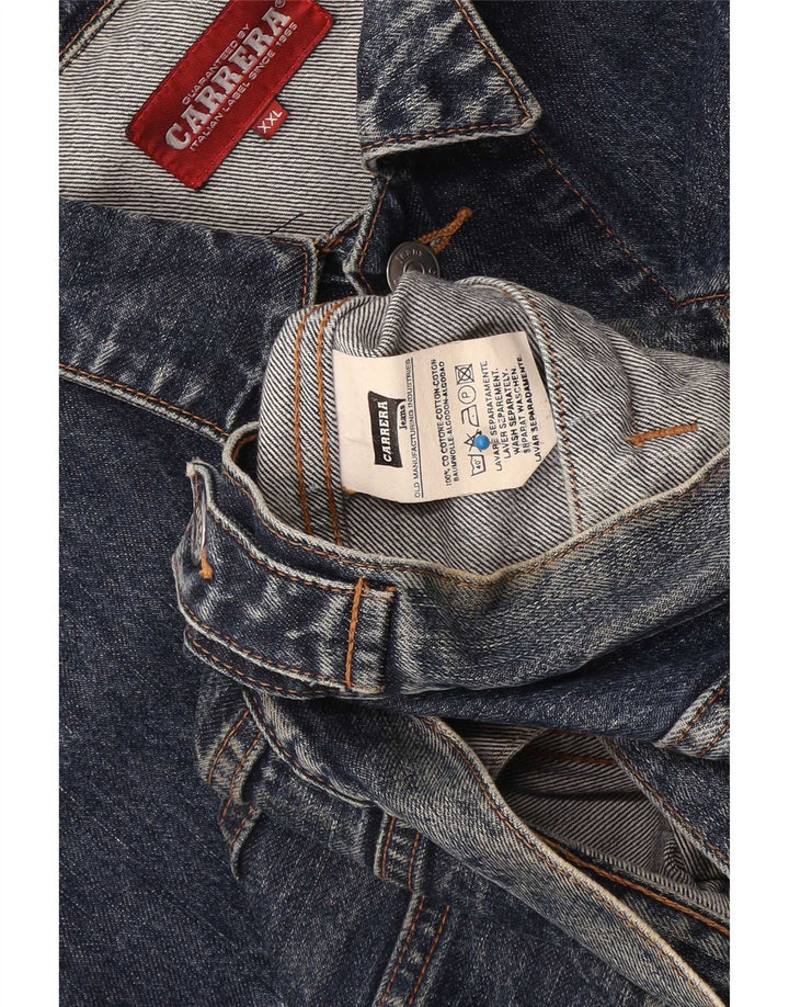 Jachetă de blugi pentru bărbați Carrera UK 44 2XL Bumbac albastru