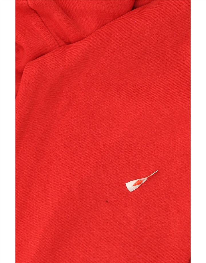 Pulover Nike pentru bărbați, bumbac roșu mediu