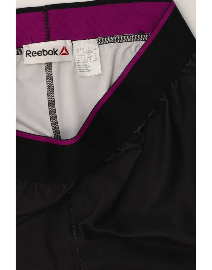 Leggings grafic Reebok pentru femei UK 12/14 Medium Black Colorblock
