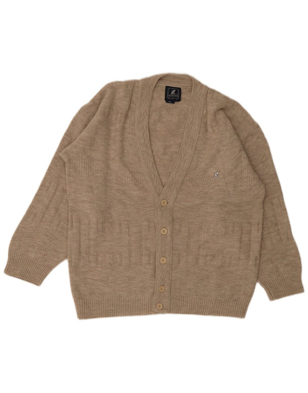 Cardigan pentru bărbați North Pole XL, bej, lână de miel