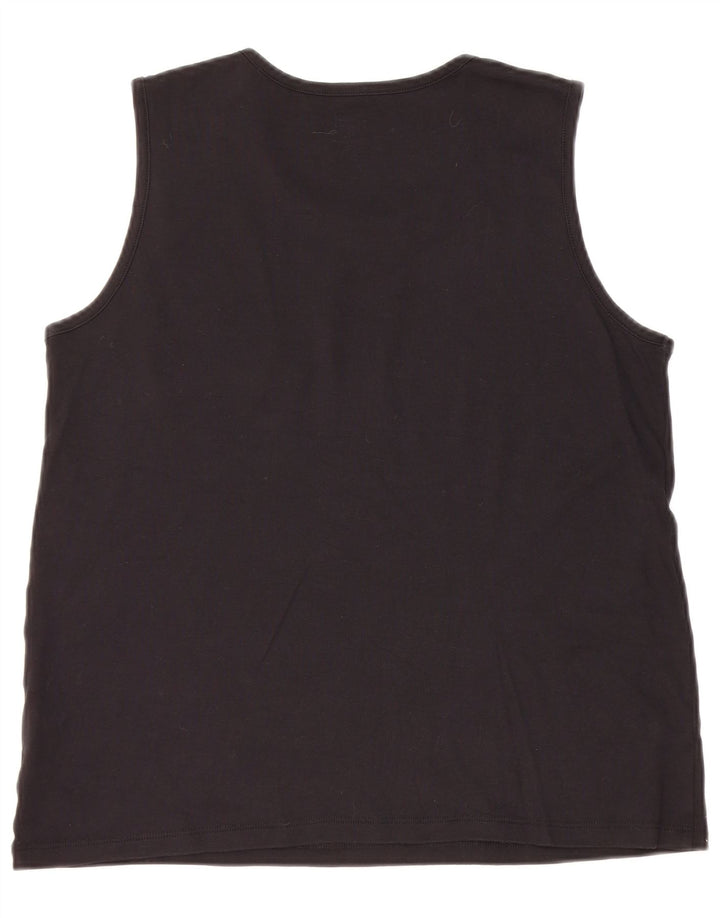 L.L.BEAN Vest Top pentru femei UK 14, mare, negru, bumbac