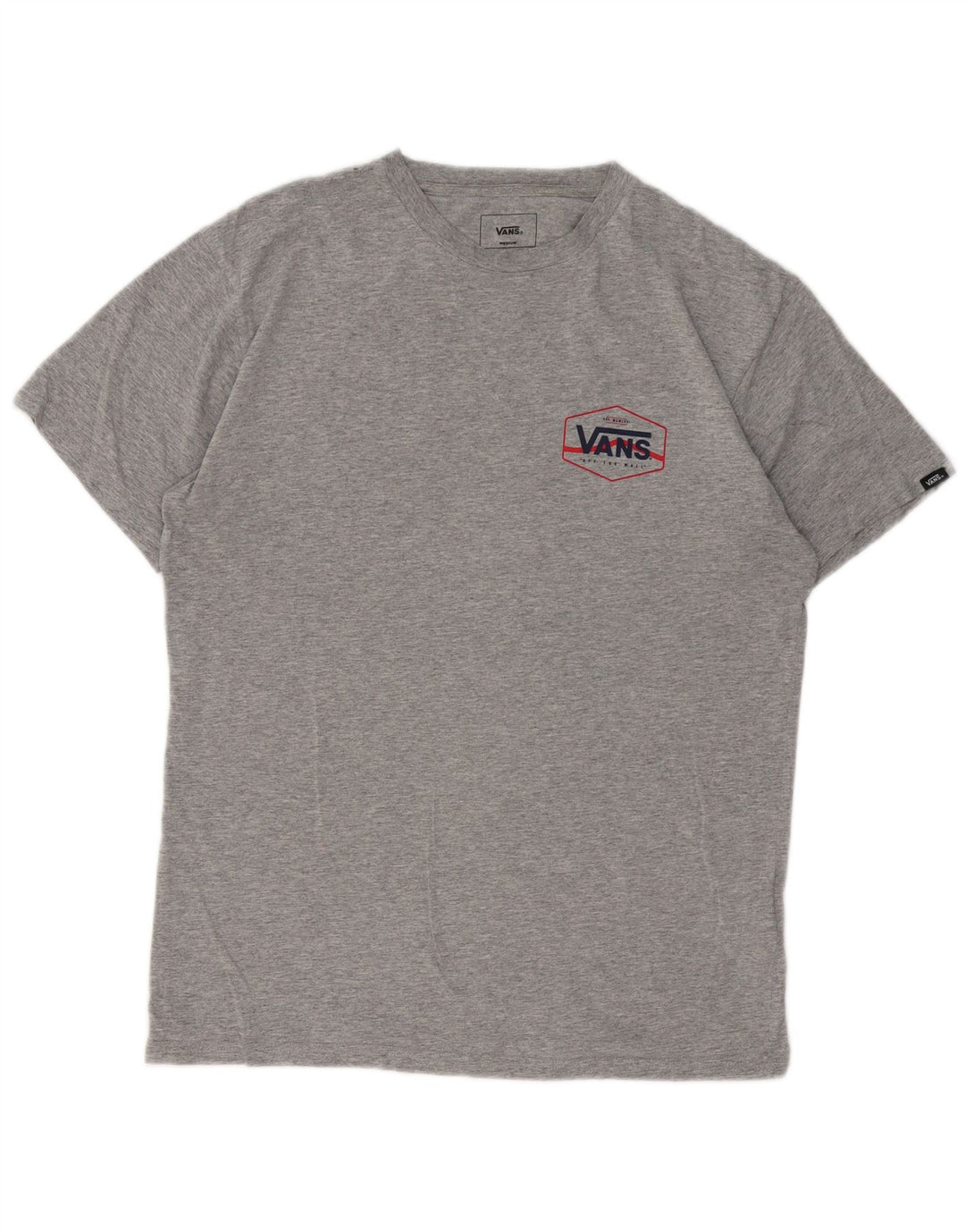 Tricou pentru bărbați Vans Classic Fit Top din bumbac cu pete gri mediu