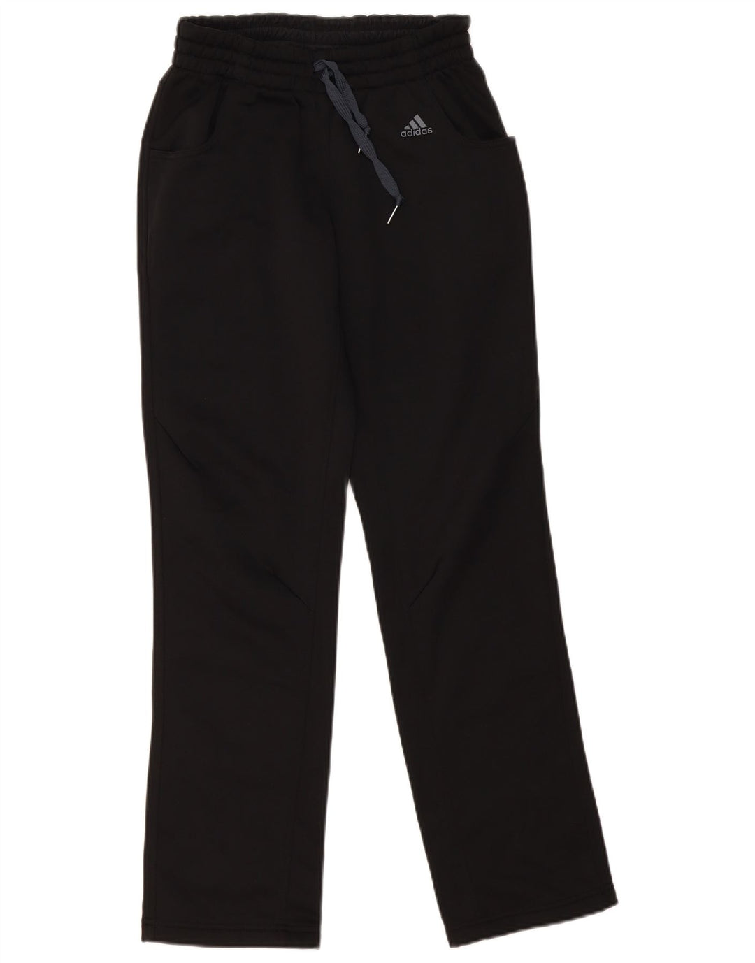 Pantaloni de trening Adidas Climalite pentru femei UK 10 Poliester negru mic