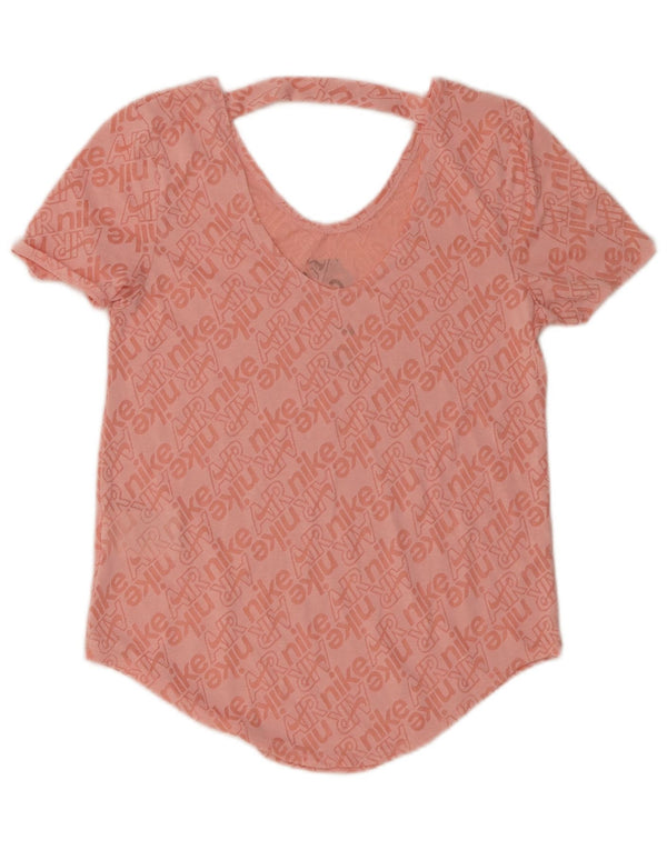 Tricou grafic Nike pentru femei Top UK 6 XS bumbac roz