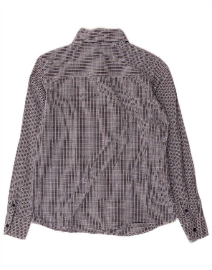Cămașă Benetton Băieți 10-11 Ani XL Blue Gingham Bumbac