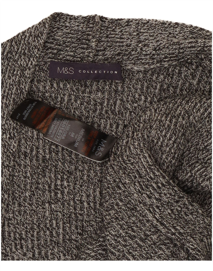 Pulover cardigan fără mâneci pentru femei Marks & Spencer UK 14 gri mediu