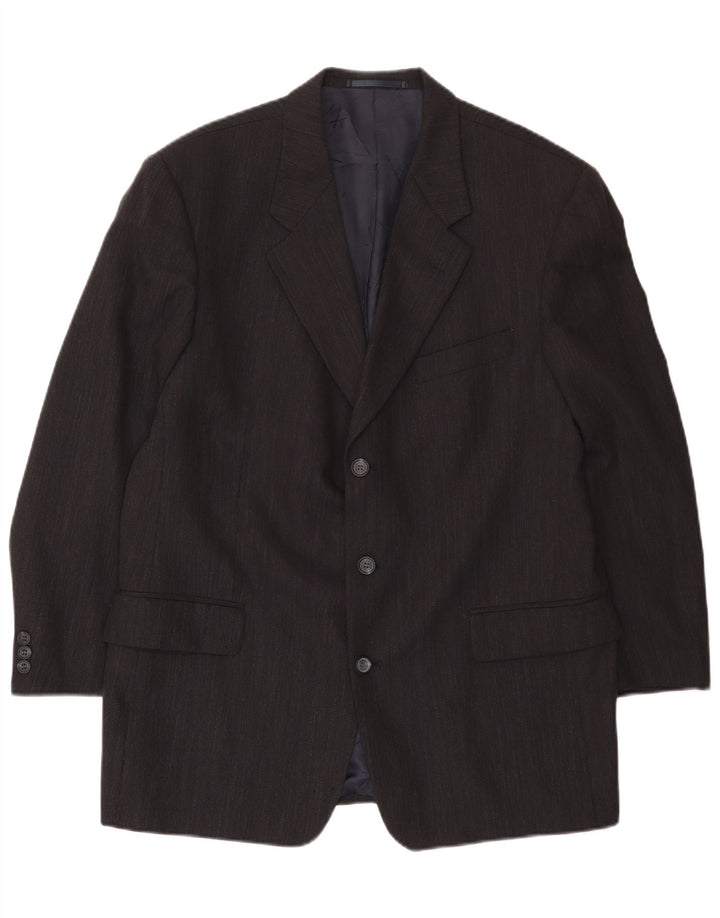 Jachetă blazer pentru bărbați Daniel Hechter, cu 3 nasturi, UK 40, mare, albastru, lână nouă