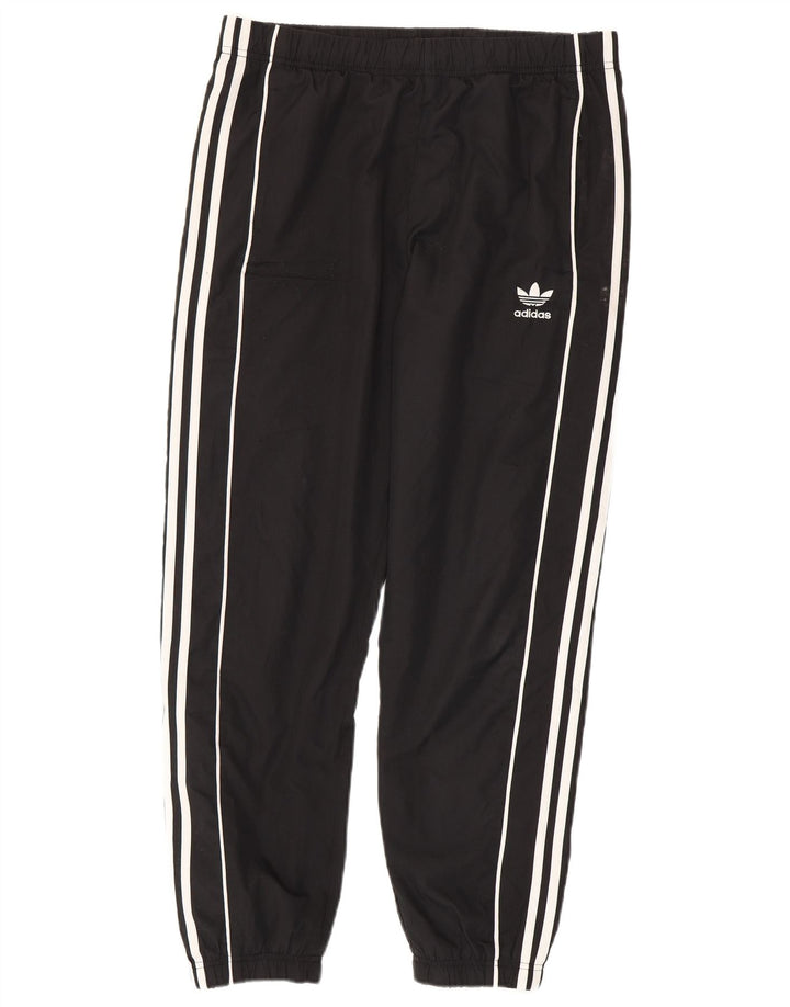 Pantaloni de trening pentru bărbați Adidas Pantaloni de jogging Mediu Negru Poliester color bloc