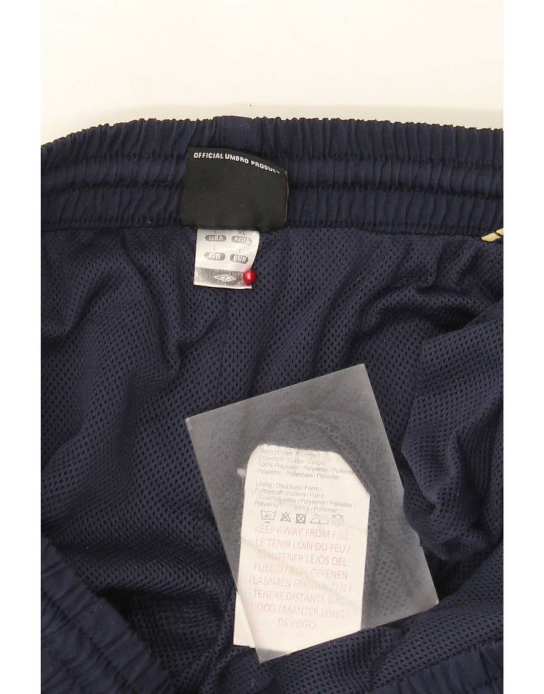 Pantaloni de trening Umbro pentru bărbați Pantaloni de jogging mari, bleumarin, poliester color bloc