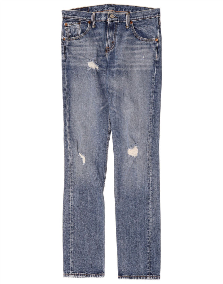 Blugi Levi's 511 Distressed Slim W29 L32 Bumbac albastru