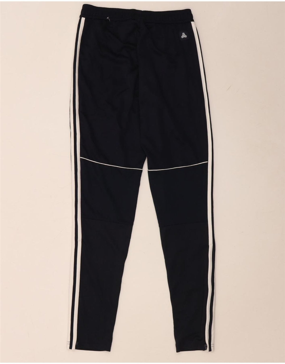 Pantaloni de trening Adidas pentru femei UK 4 XS Poliester bleumarin