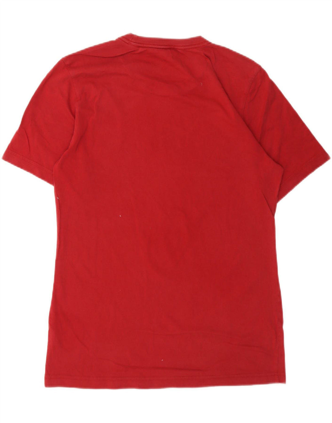 ADIDAS Mens Graphic T-Shirt Top Small Red Cotton Vintage Adidas and Second-Hand Adidas from Messina Hembry 