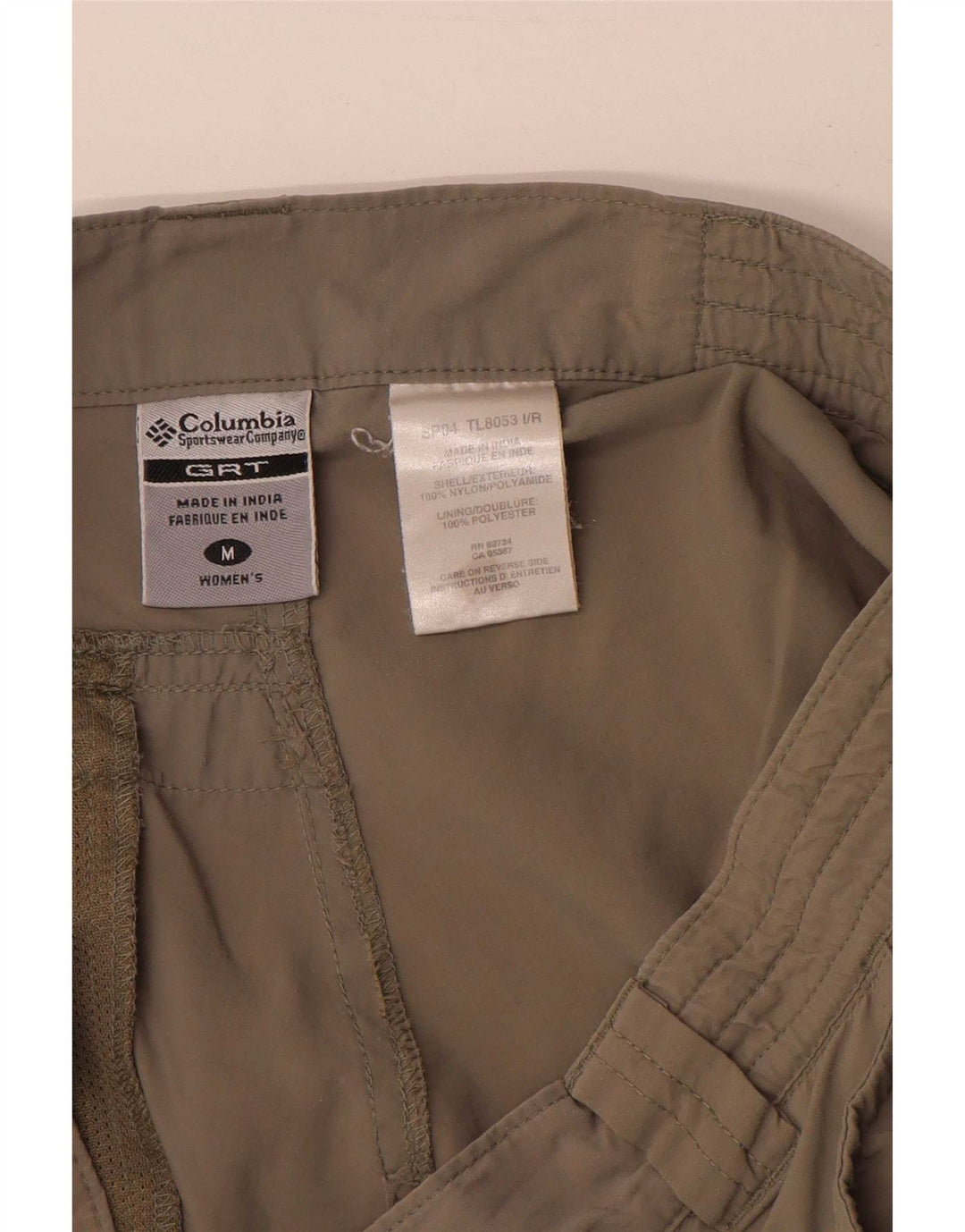 Pantaloni scurți cargo Columbia pentru femei Medium W30 Kaki Poliester