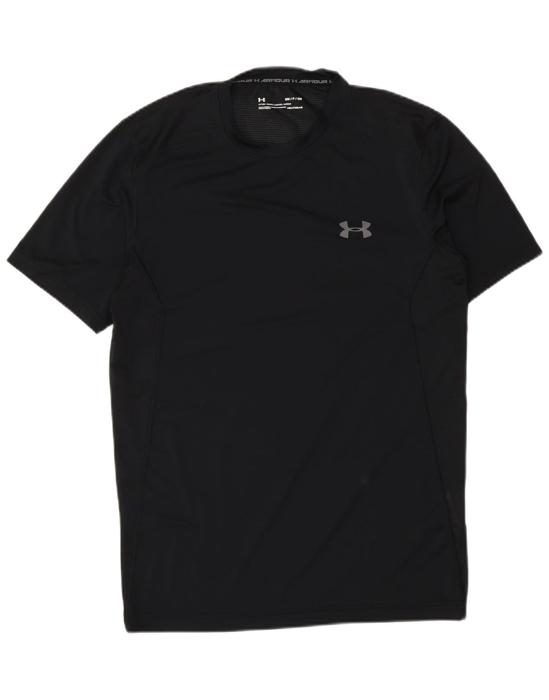 UNDER ARMOUR Bărbați Heat Gear Tricou Top Mediu Poliester Negru