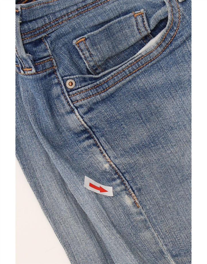 Pantaloni scurți din denim cu talie medie pentru femei LEVI'S US 10 Medium W30 Bumbac albastru