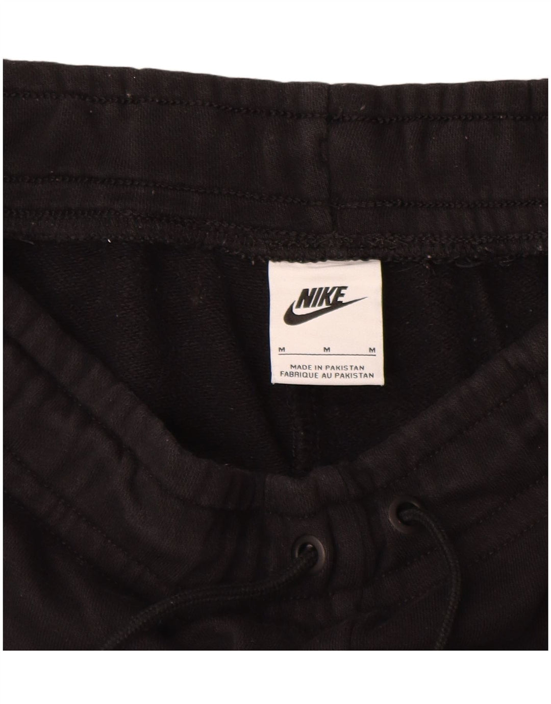 NIKE Mens Tracksuit Trousers Joggers Medium  Black Cotton