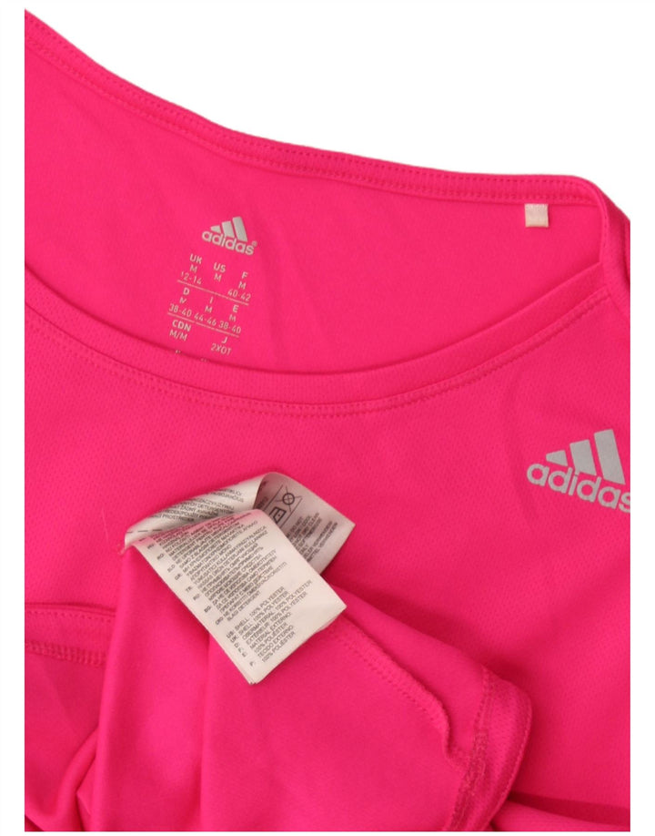 Tricou Adidas Femei Top UK 12/14 Medium Pink Poliester
