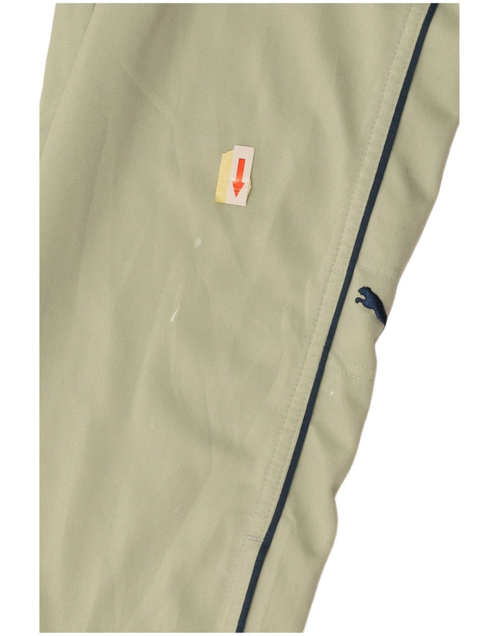 Pantaloni de trening PUMA pentru bărbați, poliester verde mediu