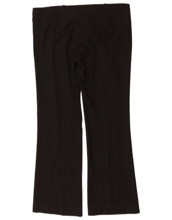 Pantaloni casual pentru femei Oasis Bootcut UK 12 Medium L34 L29 Poliester negru