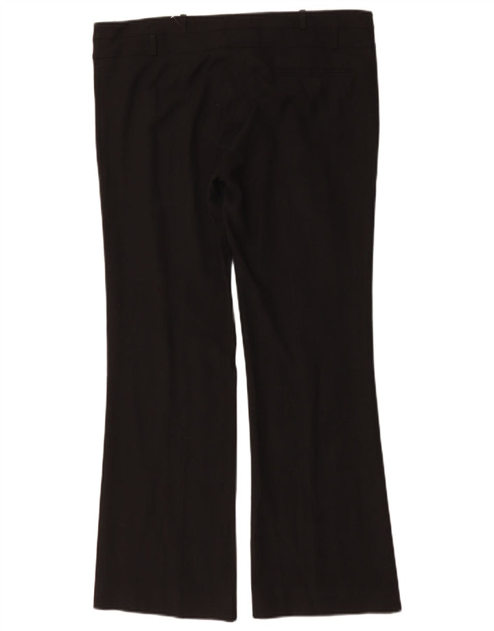 Pantaloni casual pentru femei Oasis Bootcut UK 12 Medium L34 L29 Poliester negru