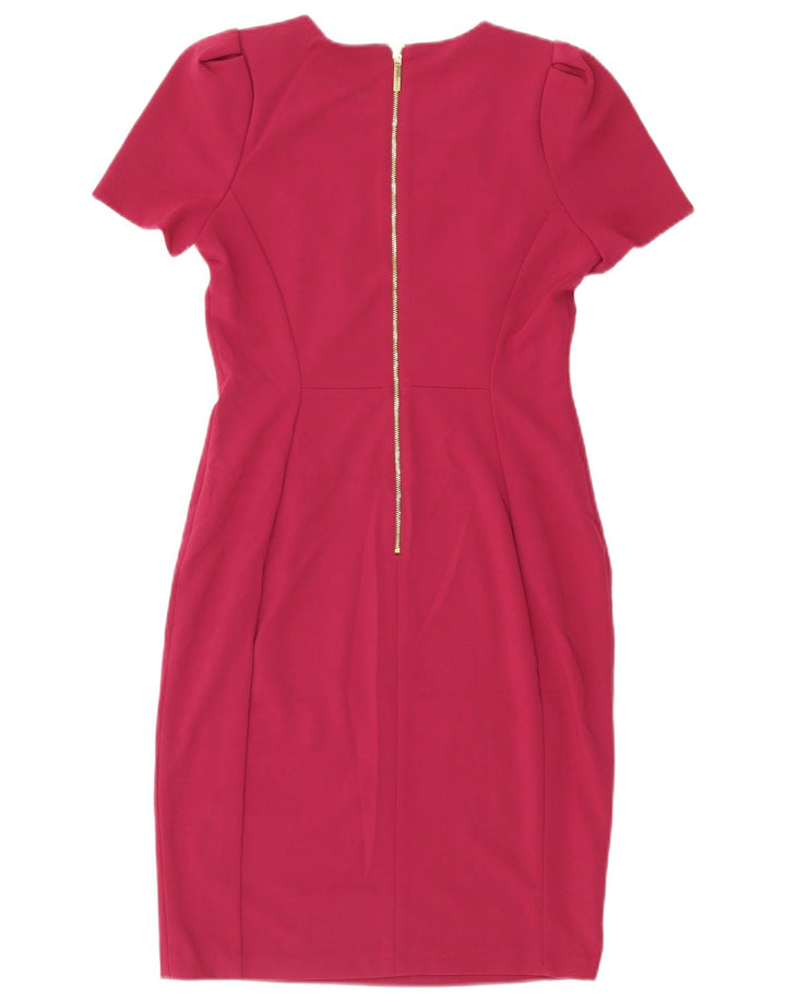 Rochie teacă pentru femei Calvin Klein US 6 Small Pink Poliester