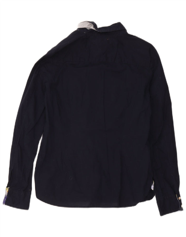 Cămașă Tommy Hilfiger pentru femei UK 12 Medium Bleumarin Bumbac