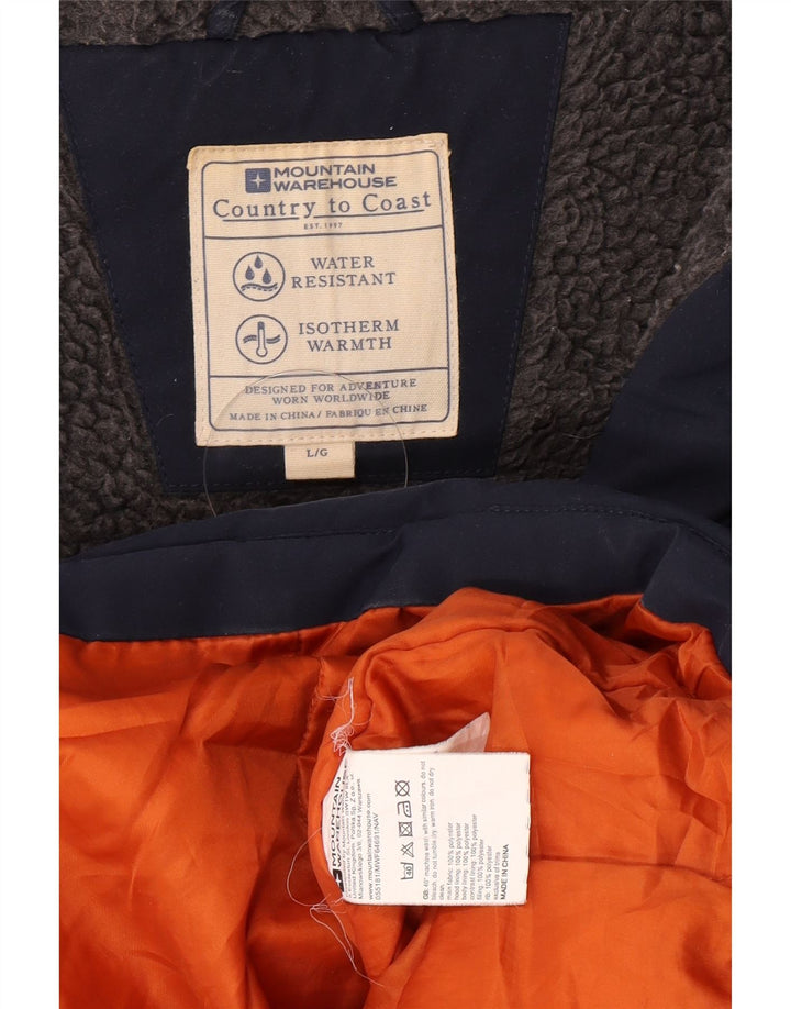 Jachetă căptușită cu glugă pentru bărbați Mountain Warehouse UK 40, mare, bleumarin