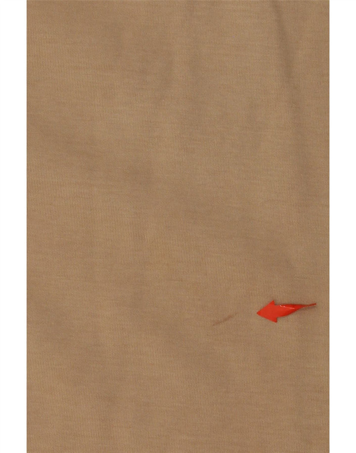 ADIDAS rochie pulover cu mânecă lungă pentru femei UK 6 XS bumbac bej