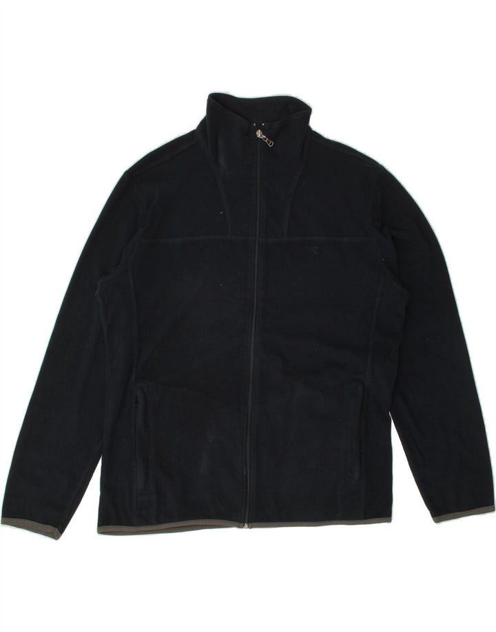 DIADORA Mens Fleece Jacket UK 42 XL Navy Blue Polyester Vintage Diadora and Second-Hand Diadora from Messina Hembry 