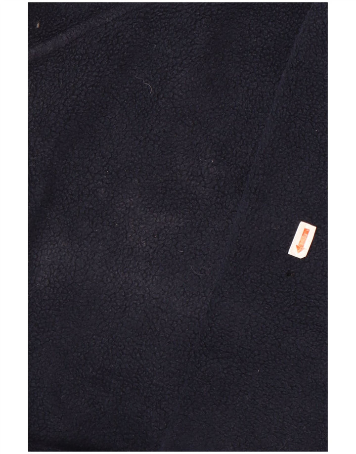 Pulover din lână pentru bărbați Kappa, cu fermoar și gât, poliester bleumarin mediu