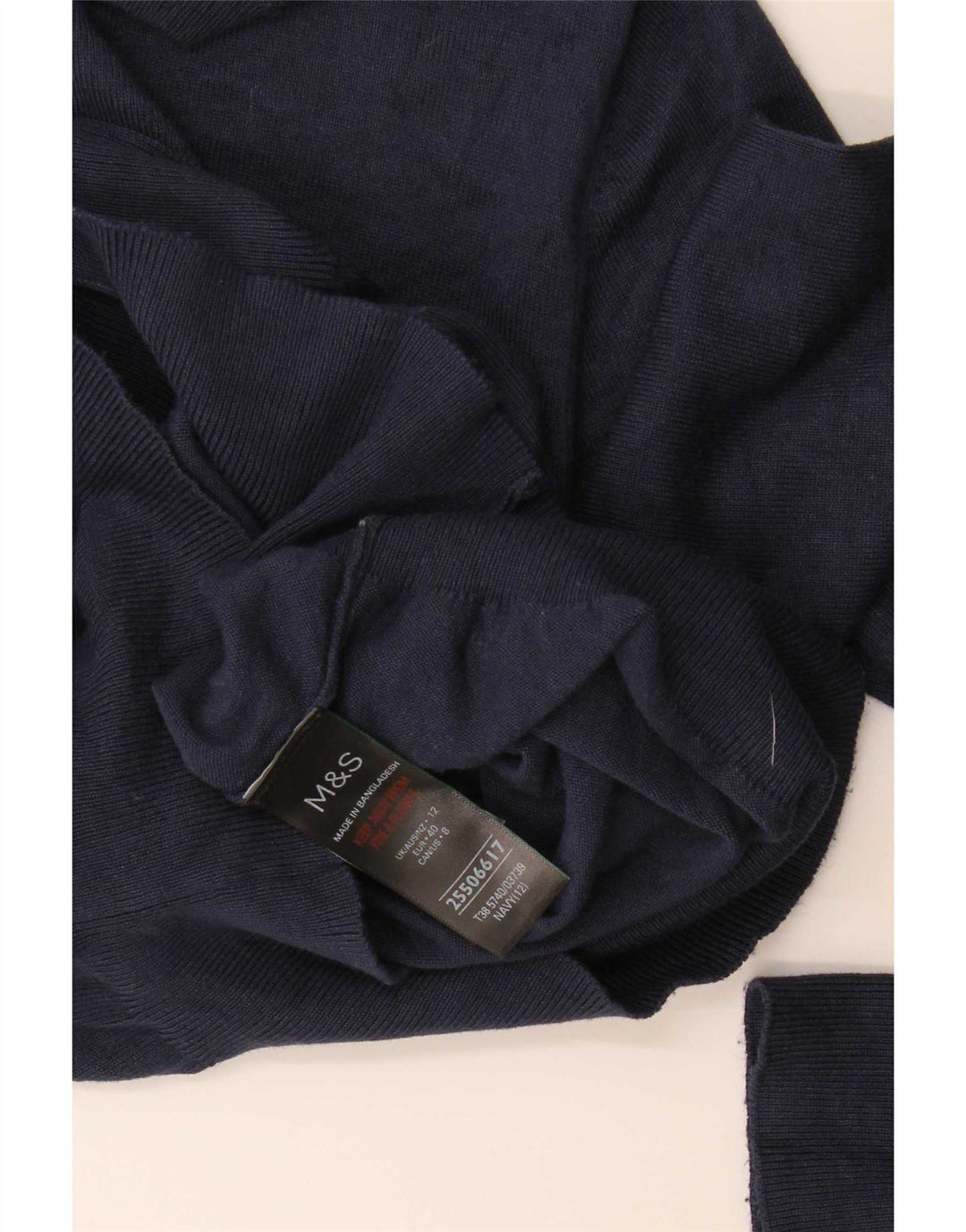 Pulover cardigan pentru femei Marks & Spencer UK 12 Medium Bleumarin Viscoză