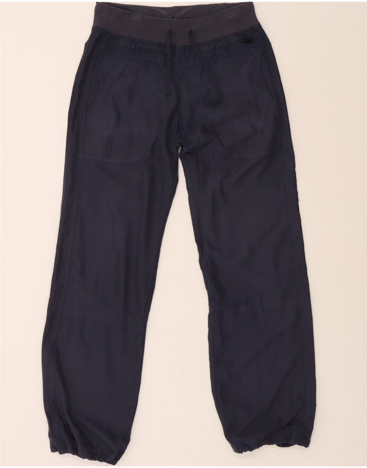 CHAMPION Womens Tracksuit Trousers UK 10 Small Navy Blue Polyester Vintage Champion and Second-Hand Champion from Messina Hembry 