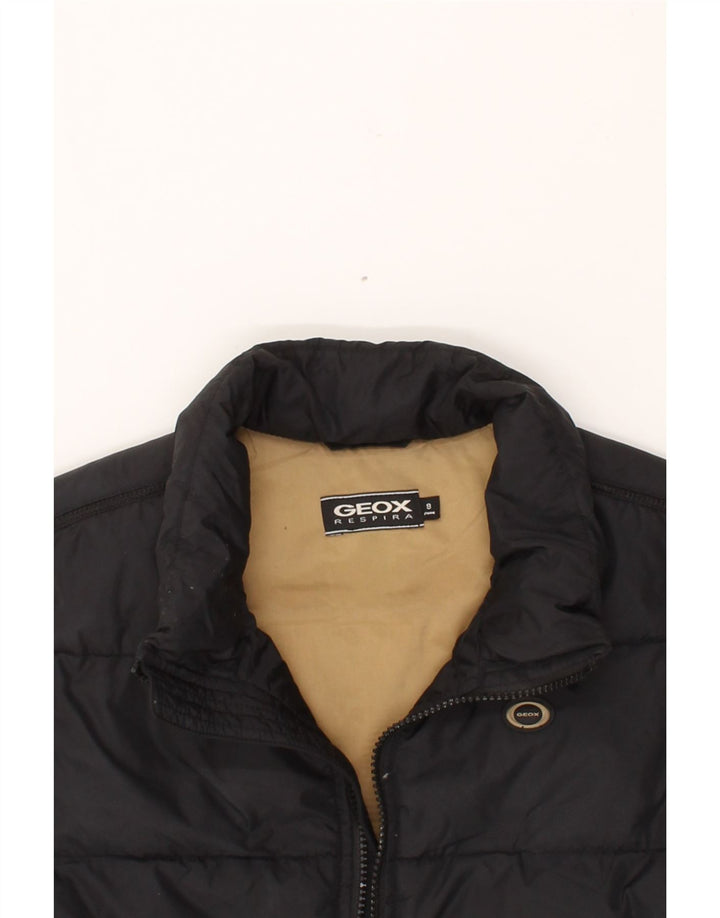 GEOX Boys Respira Padded Gilet 7-8 Years Black Vintage Geox and Second-Hand Geox from Messina Hembry 