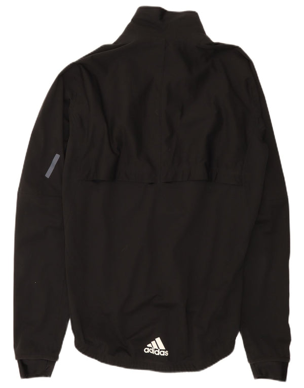 Jachetă de ploaie Adidas Climacool pentru femei UK 14 Poliester mediu negru