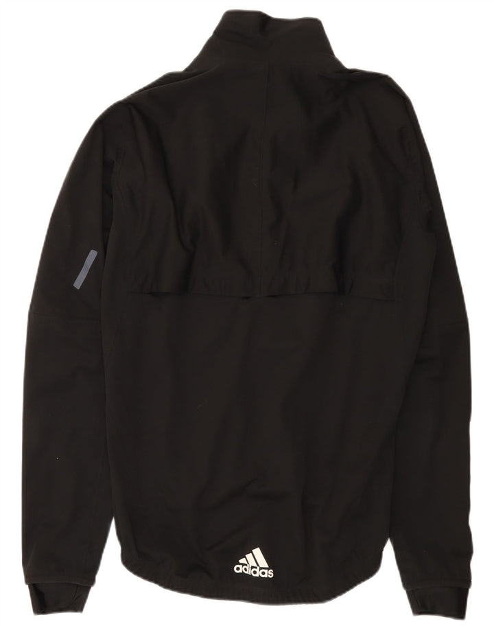 Jachetă de ploaie Adidas Climacool pentru femei UK 14 Poliester mediu negru