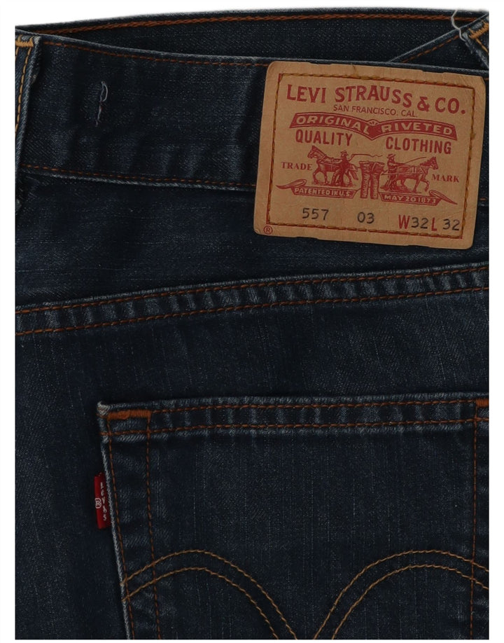 Blugi Levi's 557 Bootcut W32 L32 Bumbac albastru