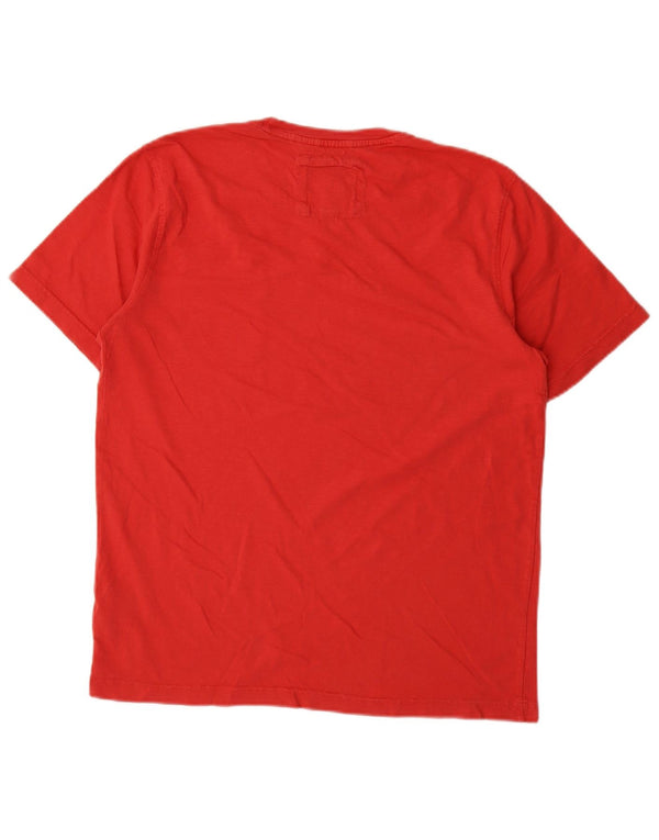CREW CLOTHING Mens T-Shirt Top Medium Red Cotton