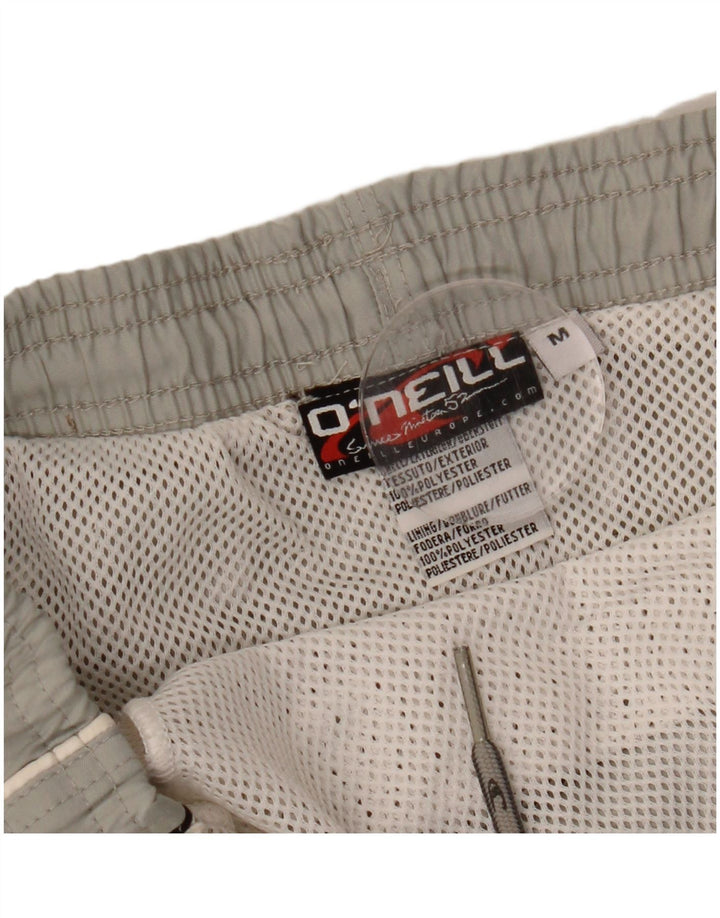 Pantaloni scurți sport grafic O'NEILL pentru bărbați, gri mediu, poliester color bloc