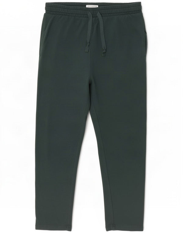 Marks & Spencer Pantaloni de trening pentru bărbați, cu croiala obișnuită, bumbac verde mare