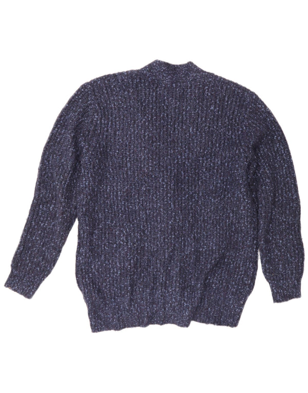 Pulover cardigan supradimensionat pentru femei Marks & Spencer UK 14 Medium Blue Flecked