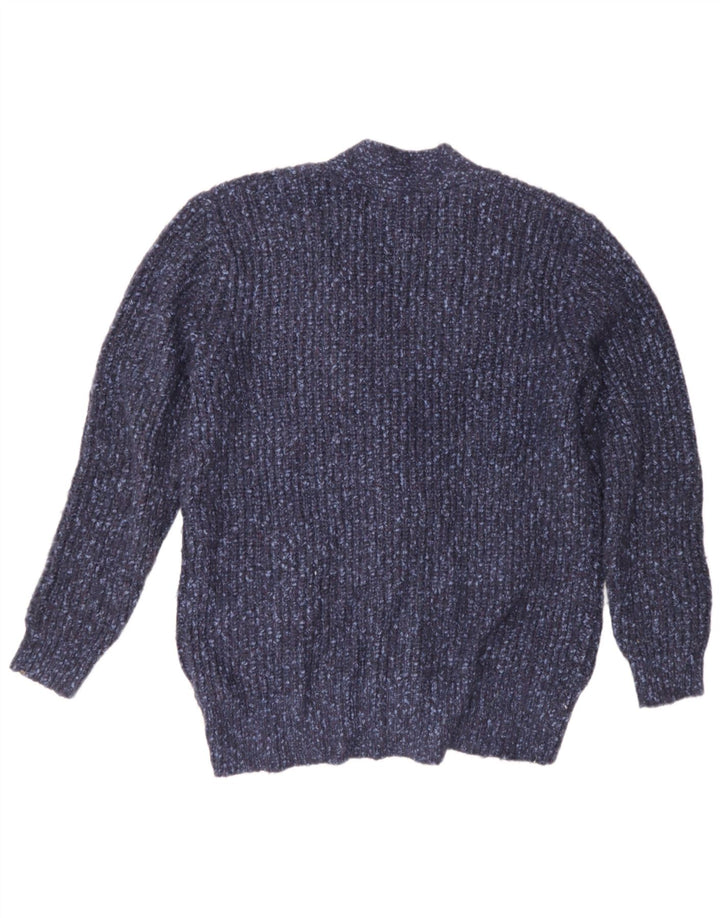 Pulover cardigan supradimensionat pentru femei Marks & Spencer UK 14 Medium Blue Flecked