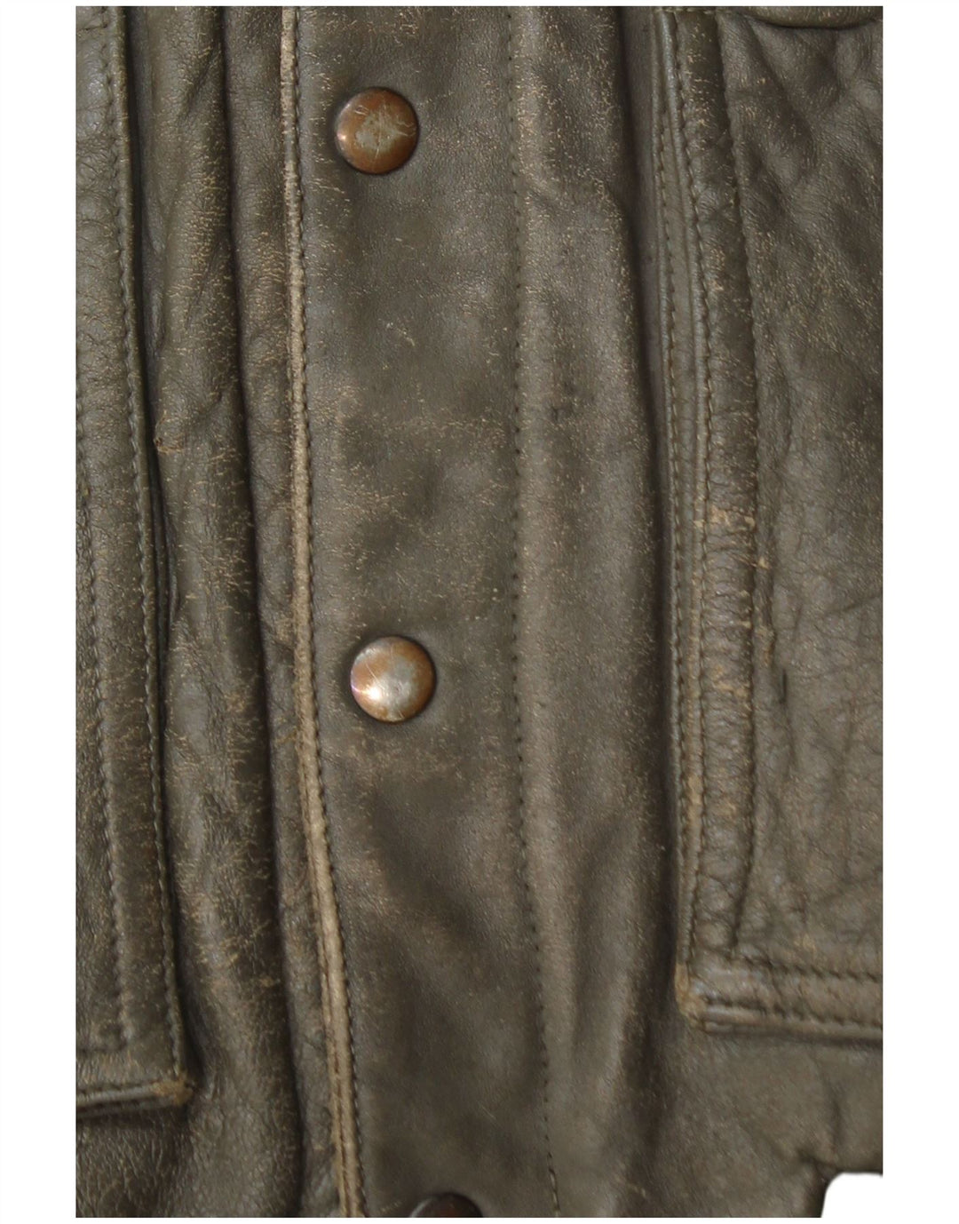 Jachetă Bomber din piele pentru bărbați Belfe & Belfe UK 38 Medium Khaki Colorblock