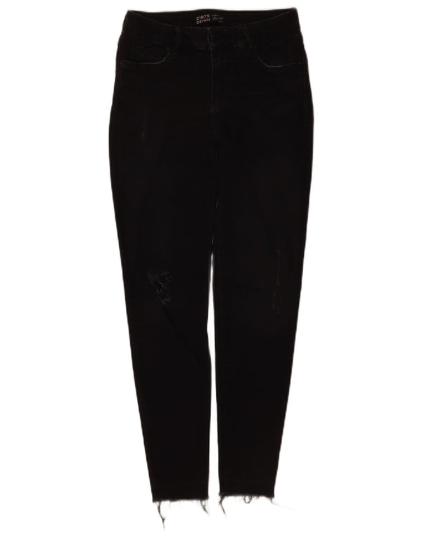 Blugi skinny pentru femei Zara EU 34 2XS W24 L26 Negri