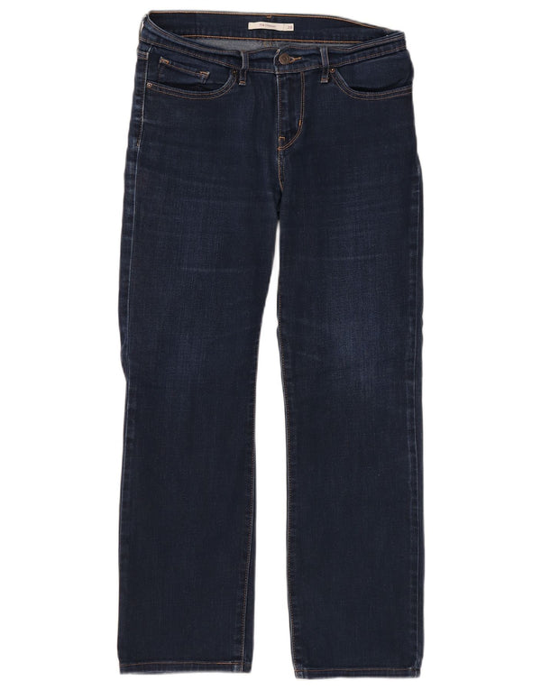 Blugi drepti 714 pentru femei Levi's W28 L27 Bumbac albastru